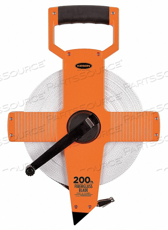 LONG TAPE MEASURE 1/2 INX200 FT PUMPKIN by Keson