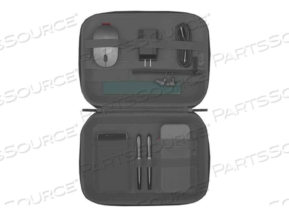 GO, HARD CASE FOR CELL PHONE / EARPHONES / NOTEPAD / CABLE / POWER ADAPTER / PENS / POWERBANK / MOUSE, POLYESTER, RECYCLED PET, DARK GRAY (E GO, HARD CASE FOR CELL PHONE / EARPHONES / NOTEPAD / CABLE / POWER ADAPTER / PENS / POWERBANK / MOUSE, POLYESTER, RECYCLED PET, DARK GRAY (E