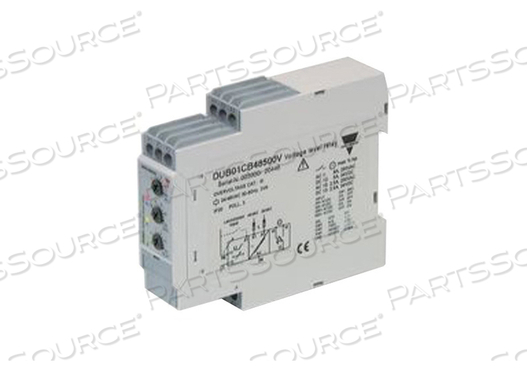 PHASE MONITORING RELAY, 8 A, 480 VAC, 45 TO 65 HZ, 2 POLES, DPDT, 3 PH, SCREW, DIN RAIL, 22.5 MM X 99.5 MM X 80 MM 