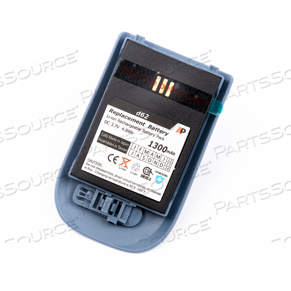 REPLACEMENT BATTERY, 1300 AH, LITHIUM ION, 3.7 V REPLACEMENT BATTERY, 1300 AH, LITHIUM ION, 3.7 V