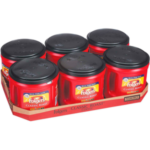 COFFEE, CLASSIC ROAST, GROUND, 30.5 OZ CANISTER, 6/CARTON by Folgers