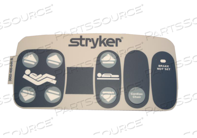 STANDARD SIDERAIL WITH CARDIAC CHAIR, NURSE CALL & GATCH/FOWLER STANDARD SIDERAIL WITH CARDIAC CHAIR, NURSE CALL & GATCH/FOWLER