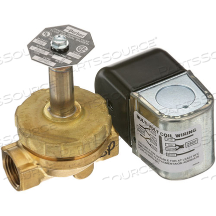 SOLENOID VALVE 1/2" 120/240V 