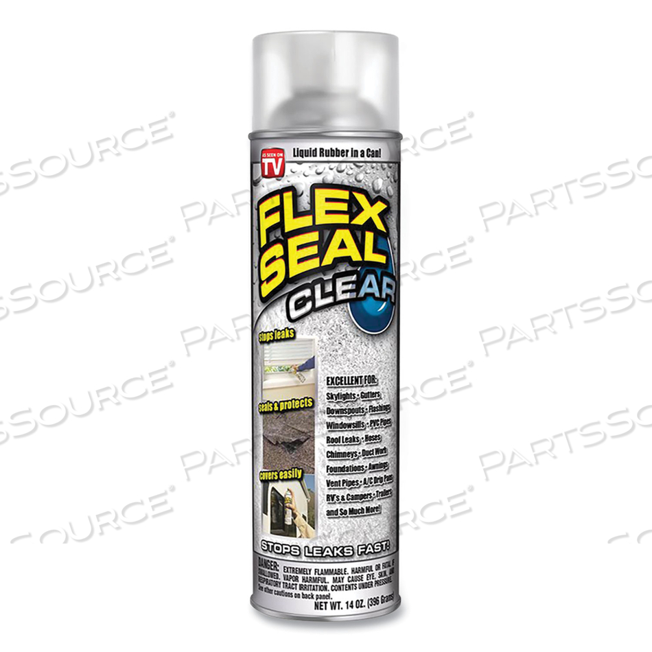 LIQUID RUBBER SEALANT COATING SPRAY, 14 OZ SPRAY, CLEAR by Flex Seal LIQUID RUBBER SEALANT COATING SPRAY, 14 OZ SPRAY, CLEAR by Flex Seal