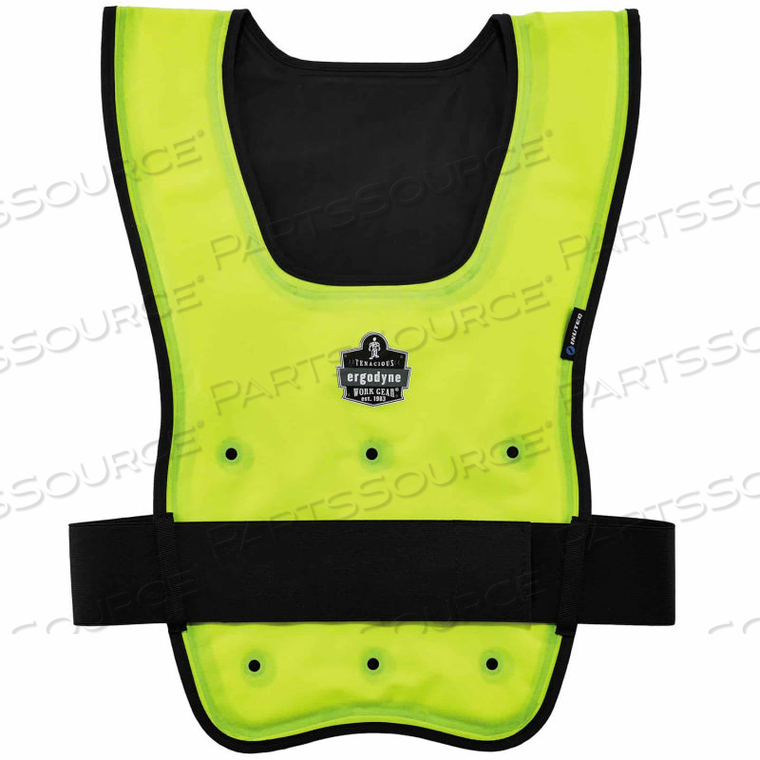 6687 ECONOMY DRY EVAPORATIVE COOLING VEST, LIME, L/XL by Ergodyne 6687 ECONOMY DRY EVAPORATIVE COOLING VEST, LIME, L/XL by Ergodyne
