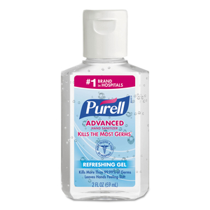 ADVANCED REFRESHING GEL HAND SANITIZER, 2 OZ, FLIP-CAP BOTTLE, CLEAN SCENT by Purell