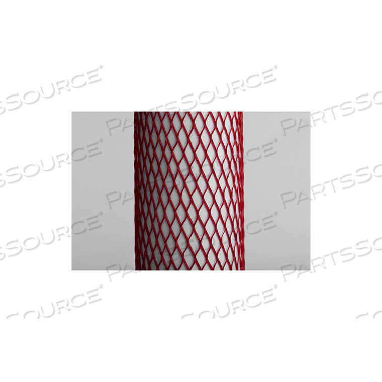 P-52 FLEXIBLE PROTECTIVE NETTING - 1-1/3'Q X 1-1/3'L, RED 