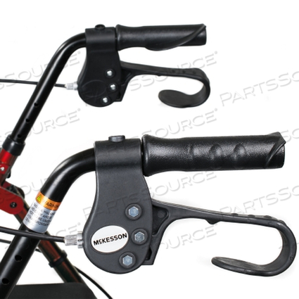 4-WHEEL ROLLATOR, RED by McKesson 4-WHEEL ROLLATOR, RED by McKesson