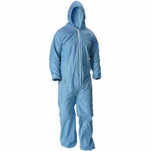 LAKELAND 07428B PYROLON PLUS 2 DISPOSABLE FR COVERALL XL, HOOD, ELASTIC WRISTS/ANKLES, 25/CASE by Lakeland