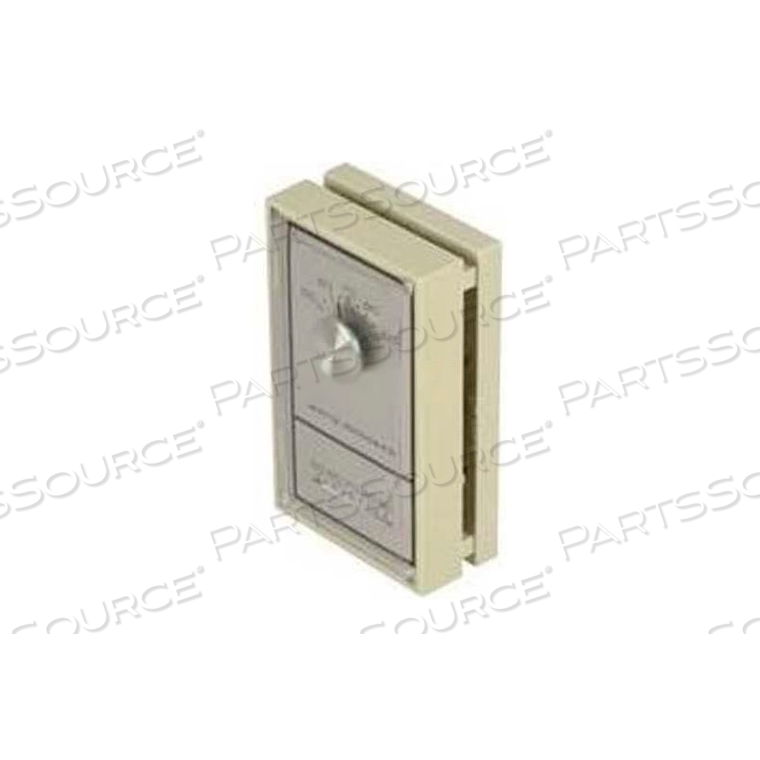 WALL THERMOSTAT, 24V, MERCURY FREE, VERTICAL MOUNT, BEIGE 