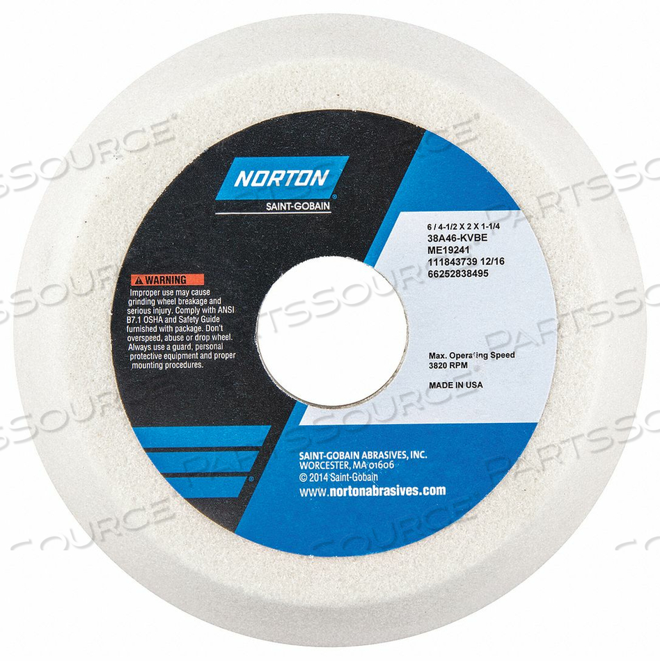 FLARING CUP WHEEL 6 DIAX2 TX1.25 AH PK5 by Norton | Saint-Gobain Abrasives