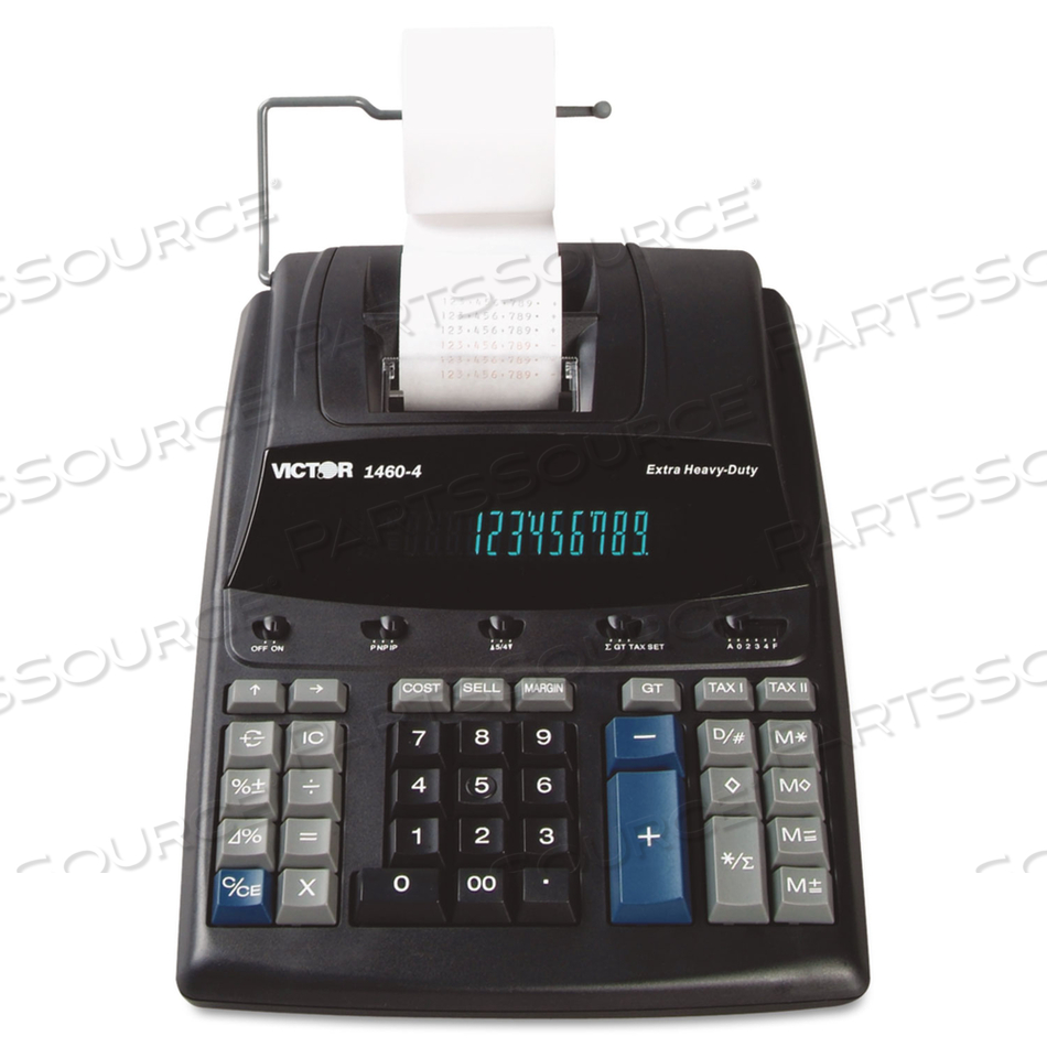 12-DIGIT PRINTING CALCULATOR, 2 COLOR PRINTING, 8" X 12-1/4" X 3-1/4", BLACK by Victor Technology, LLC