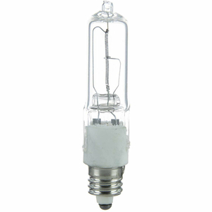 SUNLITE Q75/CL/MC 75W SINGLE ENDED T4 HALOGEN BULB, MINI CAN BASE, CLEAR by Sunshine