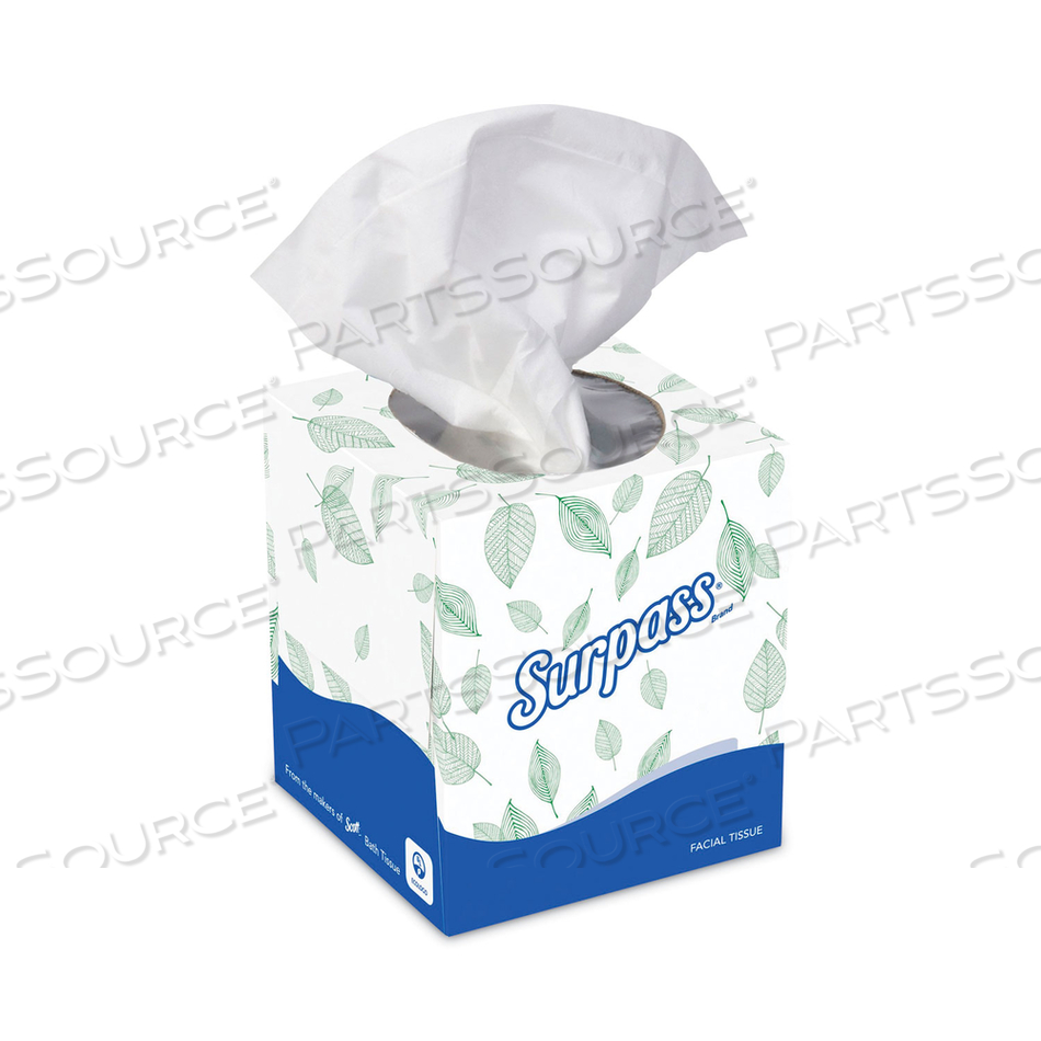 FACIAL TISSUE FOR BUSINESS, 2-PLY, WHITE, POP-UP BOX by Surpass FACIAL TISSUE FOR BUSINESS, 2-PLY, WHITE, POP-UP BOX by Surpass