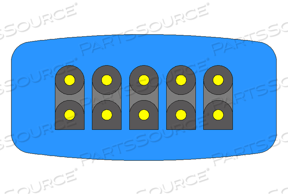10 FT. 5-LEAD 11-PIN MULTI-LINK PATIENT CABLE 