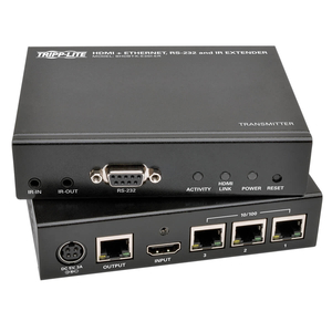 HDBASET HDMI OVER CAT5/6/6A EXTENDER KIT ETHERNET/SERIAL/IR 150M by Tripp Lite