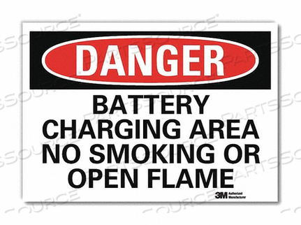 DANGER NO SMOKING SIGN BATTERIES 5X7 by Lyle Signs Inc. DANGER NO SMOKING SIGN BATTERIES 5X7 by Lyle Signs Inc.