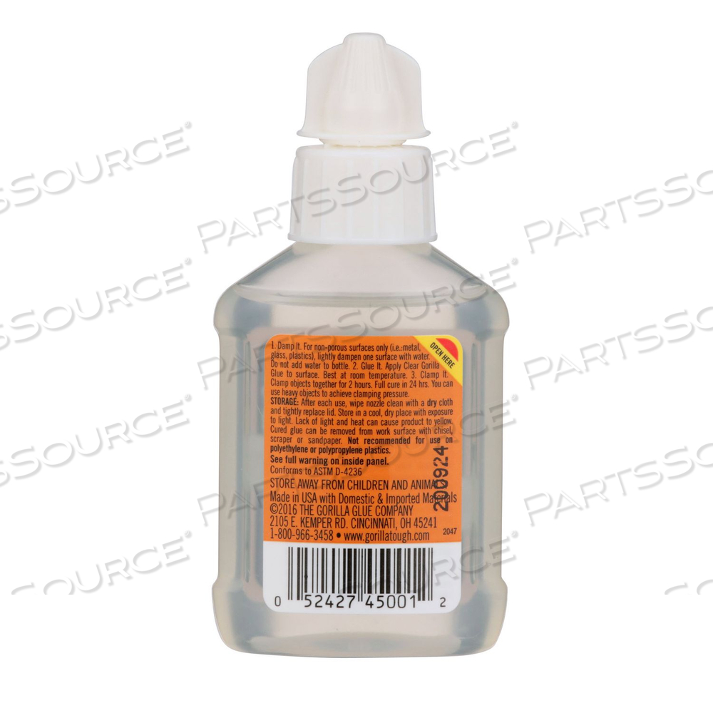 CLEAR GORILLA GLUE, 1.75 OZ BOTTLE by Gorilla Glue