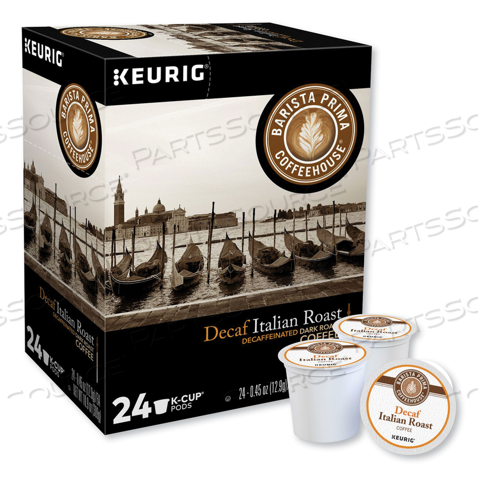 DECAF ITALIAN ROAST COFFEE K-CUPS by Barista Prima Coffeehouse DECAF ITALIAN ROAST COFFEE K-CUPS by Barista Prima Coffeehouse