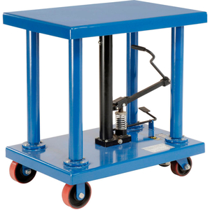 WORK POSITIONING POST LIFT TABLE FOOT CONTROL 6000 LB. CAP. 36X24 PLATFORM by Approved Vendor WORK POSITIONING POST LIFT TABLE FOOT CONTROL 6000 LB. CAP. 36X24 PLATFORM by Approved Vendor