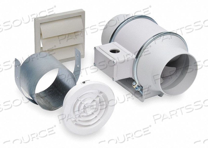 PLASTIC 8 D 5 H 5 W INLINE DUCT FAN by S&P USA Ventilation Systems