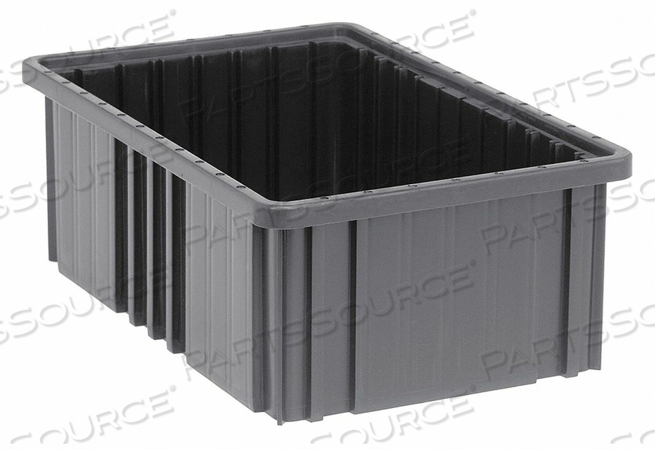ESD DIVIDER BOX 16-1/2X10-7/8X6 IN BLACK by Quantum Storage Systems ESD DIVIDER BOX 16-1/2X10-7/8X6 IN BLACK by Quantum Storage Systems