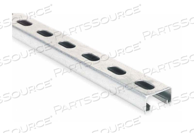 STRUT CHANNEL 1-5/8 W 20 FT L SILVER by Superstrut STRUT CHANNEL 1-5/8 W 20 FT L SILVER by Superstrut