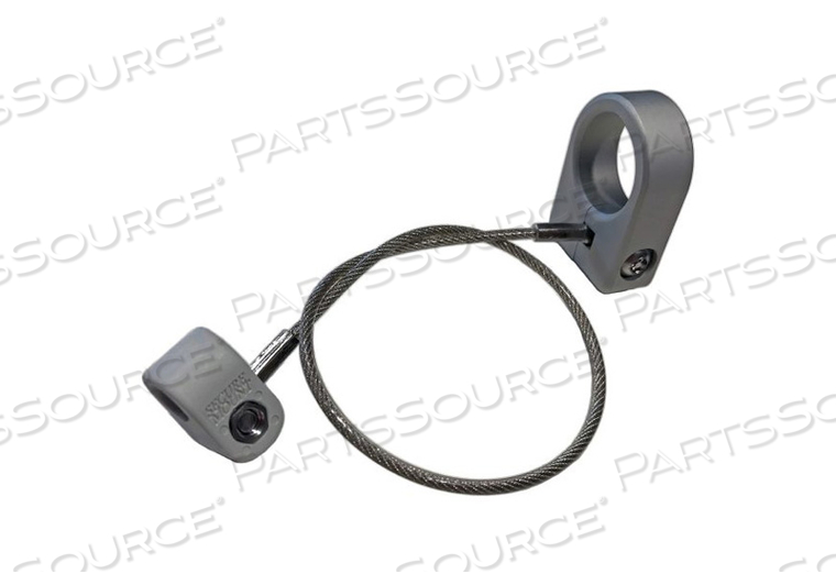 END SECURITY TETHER 12 IN, 9/16 IN HOLE DIA, ALUMINUM WITH KEY by Secure Mount END SECURITY TETHER 12 IN, 9/16 IN HOLE DIA, ALUMINUM WITH KEY by Secure Mount