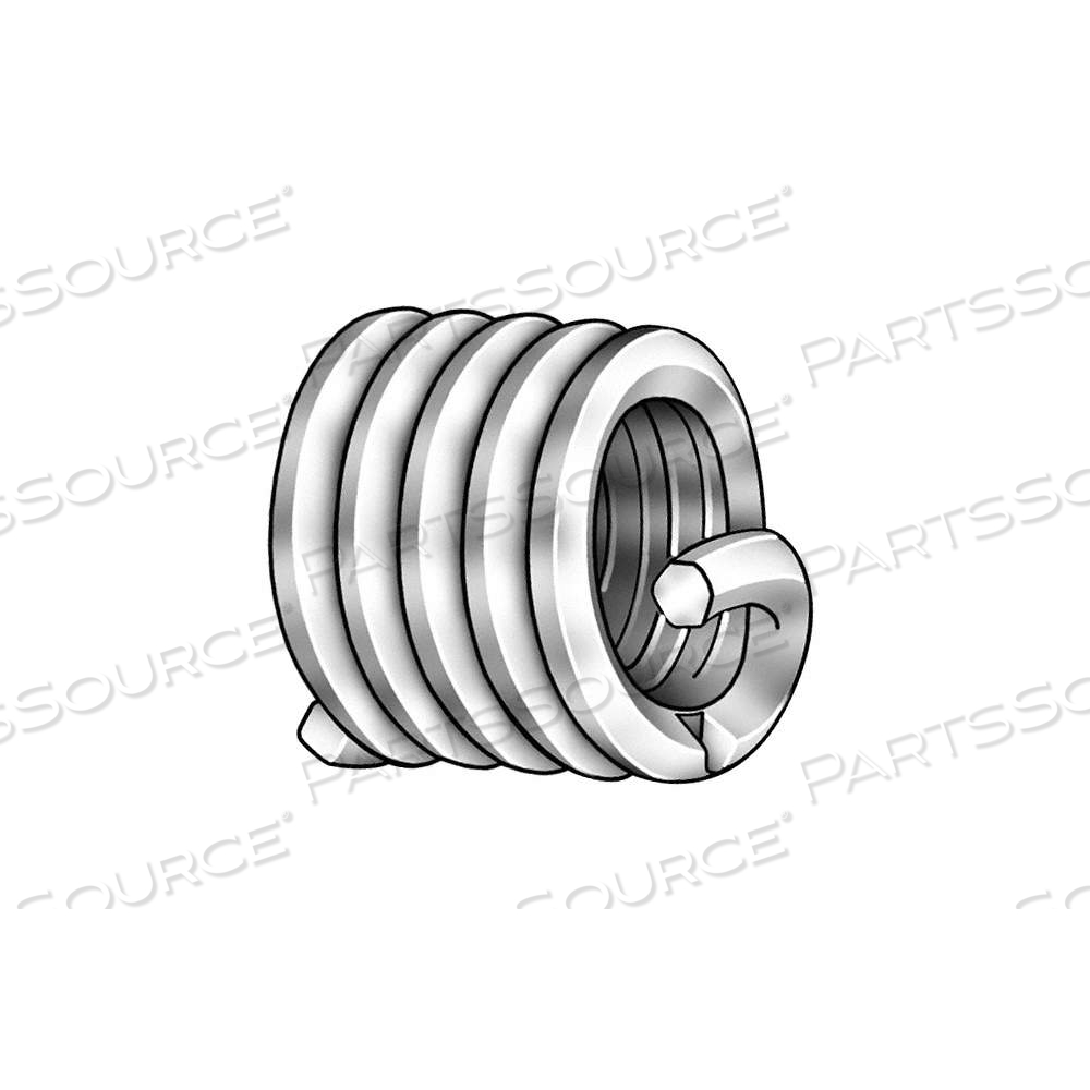 HELICAL INSERT, TANGED TANG STYLE, SCREW-LOCKING, 3/4"-16 THREAD SIZE, PLAIN, PLAIN by Approved Vendor