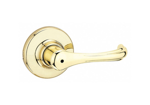 LEVER LOCKSET BRASS PRIVACY FUNCTION by Kwikset
