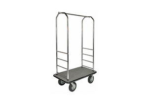 BELLMAN CART CHROME GRAY CARPET by CSL