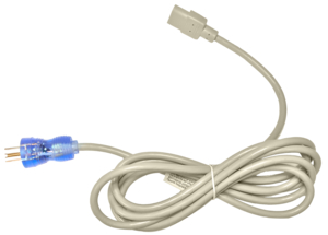 POWER CORD, 10 FT, 10 A, 125 V, 18 AWG, NEMA 5-15P TO IEC 320-C13, HOSPITAL GRADE by Webber Electronics