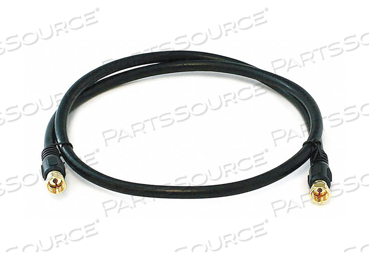 COAXIAL CABLE RG-6 3 FT. BLACK by Monoprice, Inc.