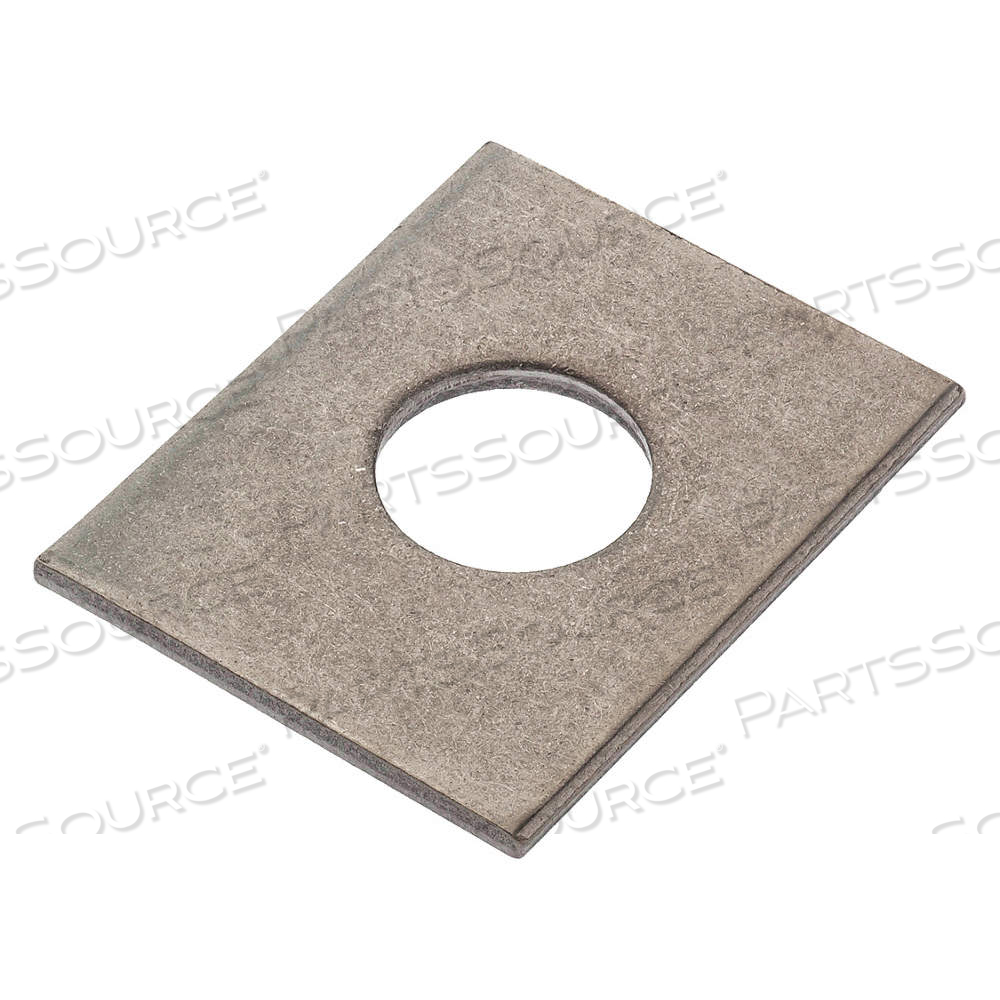 SQUARE WASHER, FOR SCREW SIZE 7/8 IN, STAINLESS STEEL, NOT GRADED, PLAIN, 0.938 IN IN DIA by Approved Vendor