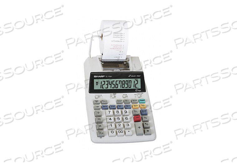 DESKTOP CALCULATOR PRINTING LCD 12 DIGIT by Sharp Electronics Corporation DESKTOP CALCULATOR PRINTING LCD 12 DIGIT by Sharp Electronics Corporation