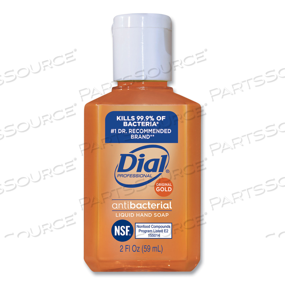 GOLD ANTIBACTERIAL LIQUID HAND SOAP, FLORAL, 2 OZ by Dial GOLD ANTIBACTERIAL LIQUID HAND SOAP, FLORAL, 2 OZ by Dial