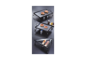GRIDDLE W/STAND HALF SIZE by American Metalcraft
