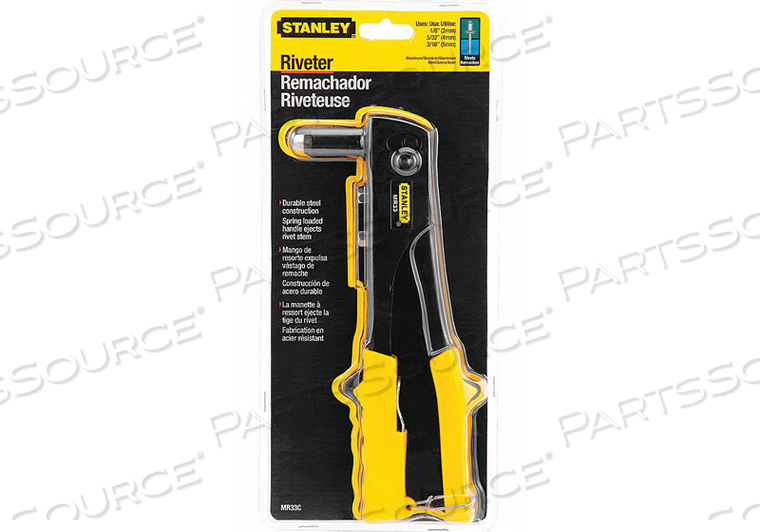 RIVETER MEDIUM DUTY RIGHT ANGLE STEEL by Stanley