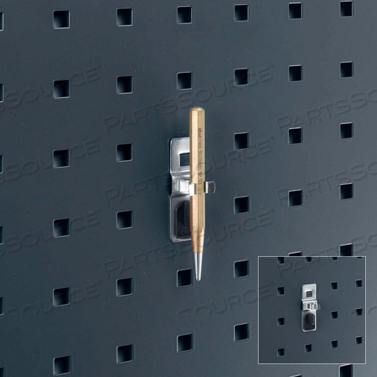 SINGLE SPRING CLIP FOR PERFO PANELS, 1" DIAMETER, (PACK OF 5) by Bott Ltd