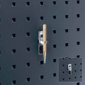 SINGLE SPRING CLIP FOR PERFO PANELS, 1" DIAMETER, (PACK OF 5) by Bott Ltd