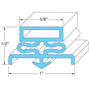 DOOR GASKET21 5/8" X 59 5/8" by Tri Star Manufacturing