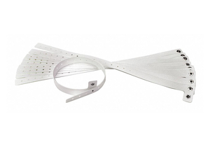VINYL RESIDENT STRAP WITH SNAP GRAY PK10 by Stanley Healthcare (STANLEY)