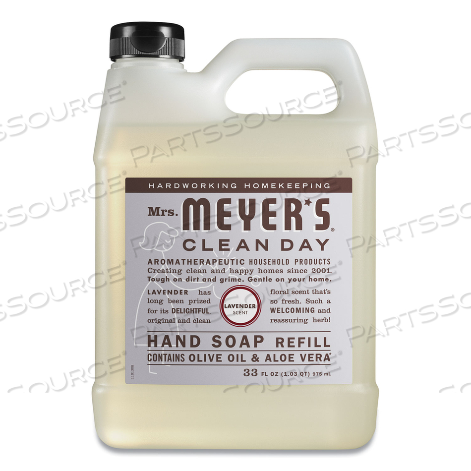 CLEAN DAY LIQUID HAND SOAP, LAVENDER, 33 OZ by Mrs. Meyer's CLEAN DAY LIQUID HAND SOAP, LAVENDER, 33 OZ by Mrs. Meyer's
