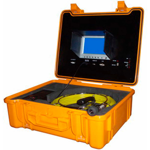 PORTABLE COLOR SEWER/DRAIN CAMERA, 130' CABLE W/ HEAVY DUTY WATERPROOF CASE by Forbest Products Co.