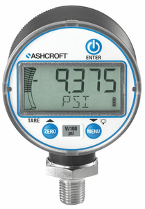 PRESSURE GAUGE 2-1/2 DIAL SIZE BLK CASE by Ashcroft Inc. PRESSURE GAUGE 2-1/2 DIAL SIZE BLK CASE by Ashcroft Inc.