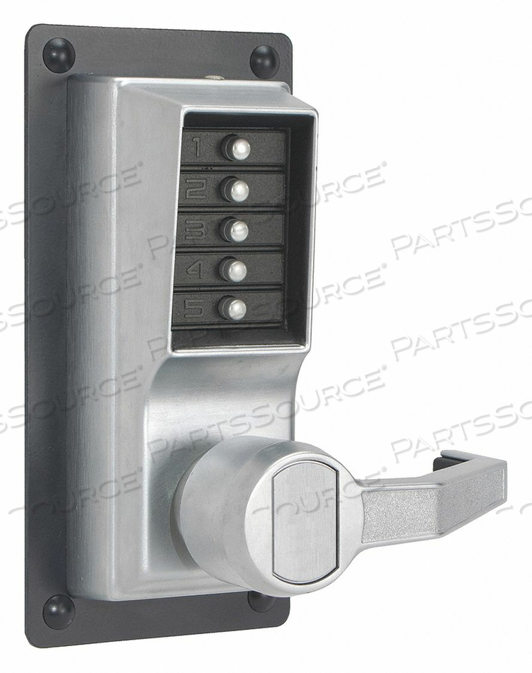 PUSH BUTTON EXIT TRIM SATIN CHROME RIGHT by Simplex Inc.