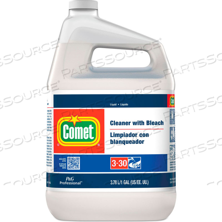COMET CLEANER WITH BLEACH, GALLON BOTTLE, 3 BOTTLES - 02291 by Comet COMET CLEANER WITH BLEACH, GALLON BOTTLE, 3 BOTTLES - 02291 by Comet
