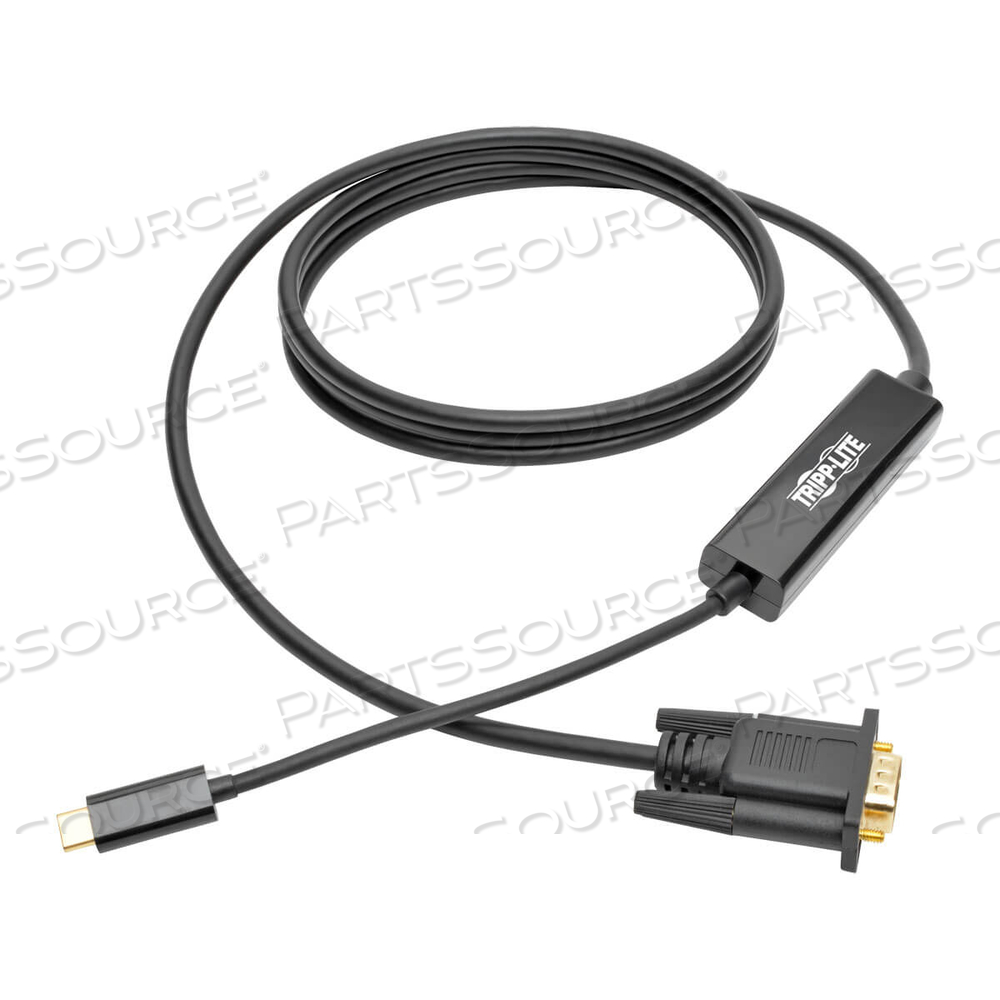 USB C TO VGA ADAPTER CONVERTER CABLE 1080P TYPE C TO VGA 6FT by Tripp Lite