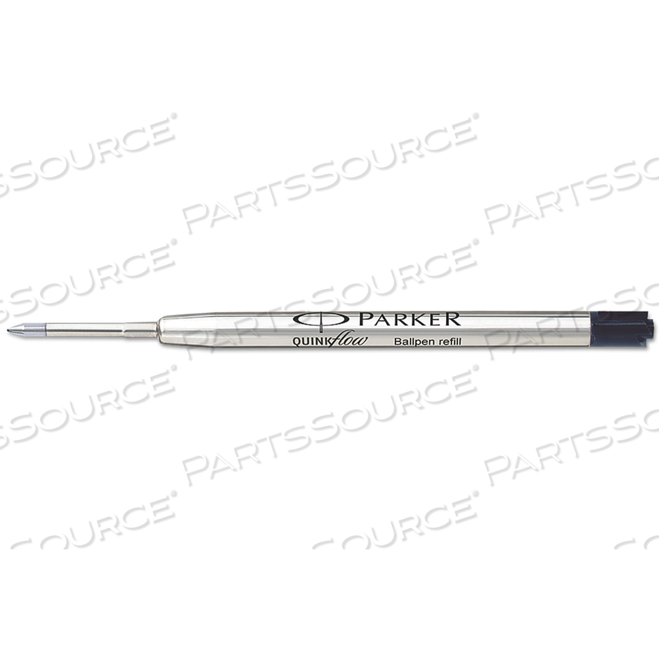 REFILL FOR PARKER BALLPOINT PENS, FINE CONICAL TIP, BLACK INK by Parker