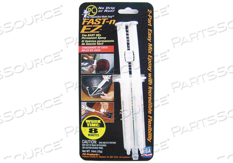 EPOXY FAST SET TIME TRANSLUCENT 14ML by PC Products